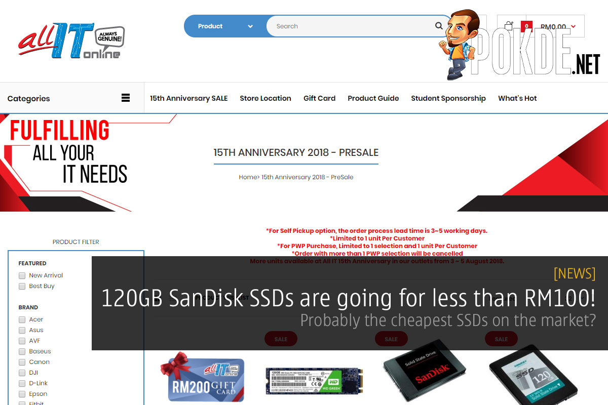 120GB SanDisk SSDs are going for less than RM100! Probably the cheapest SSDs on the market? - 27