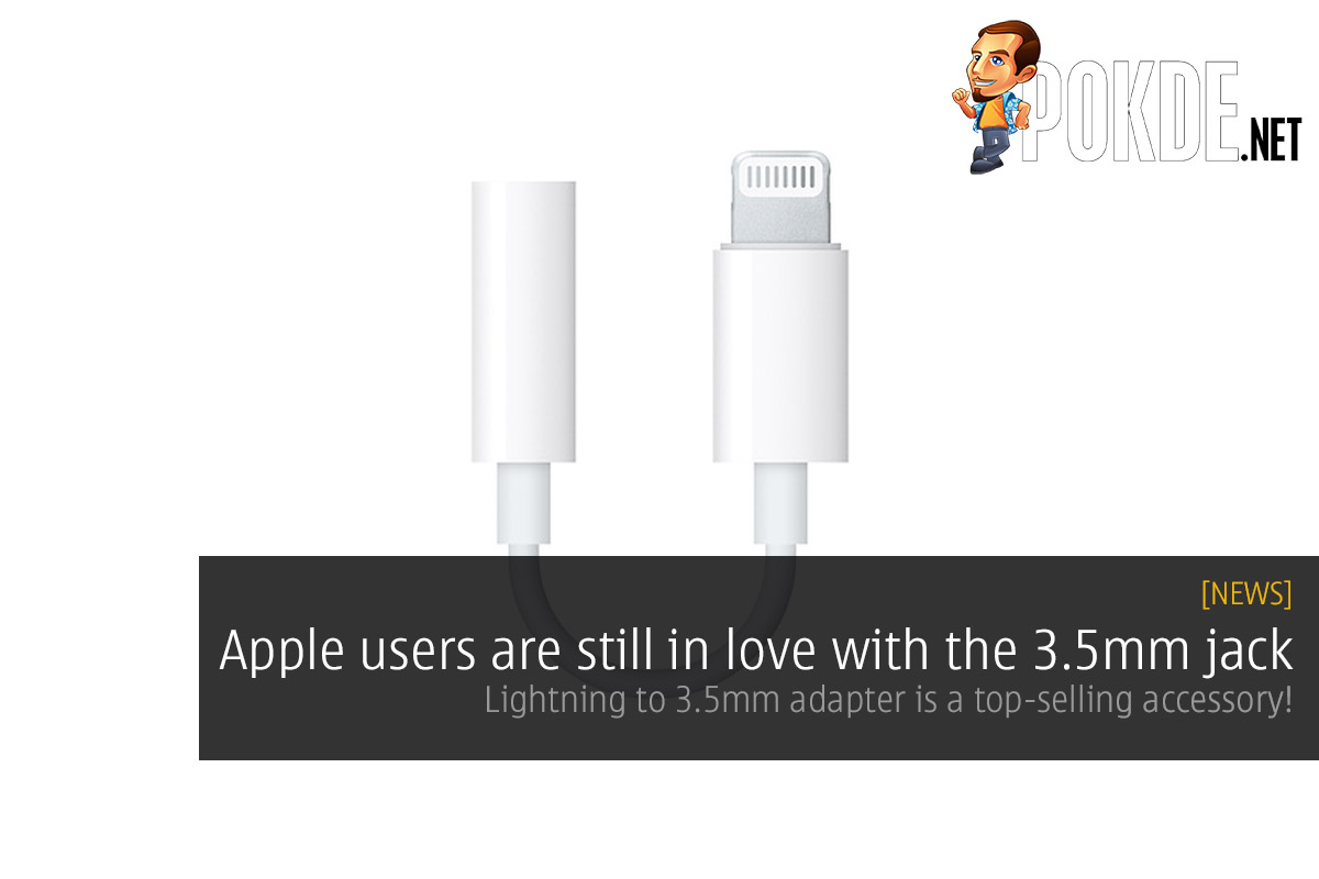 Apple users are still in love with the 3.5mm jack — Lightning to 3.5mm adapter is a top-selling accessory! - 68