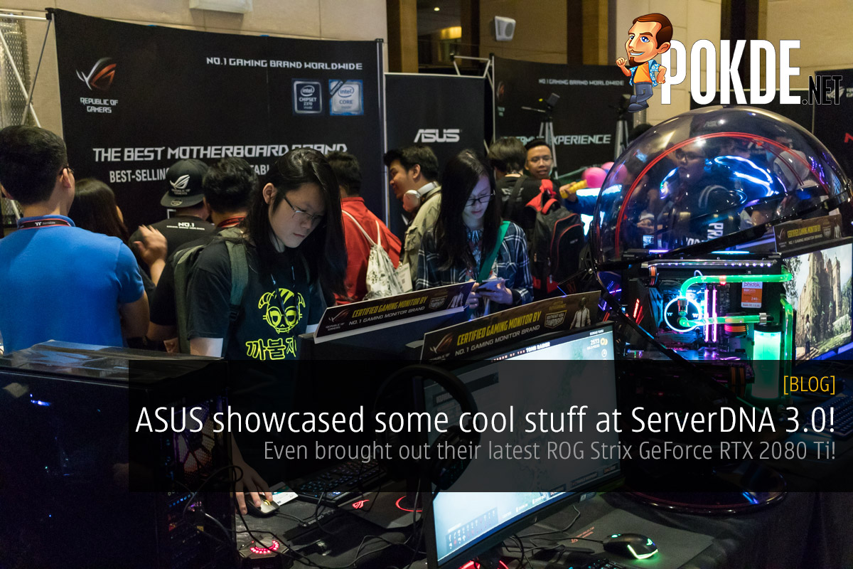 ASUS showcased some cool stuff at ServerDNA 3.0! Even showcased their latest ROG Strix GeForce RTX 2080 Ti! - 15