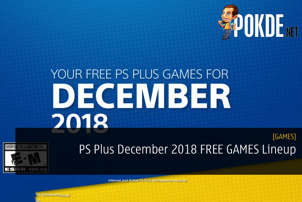 PS Plus December 2018 FREE GAMES Lineup