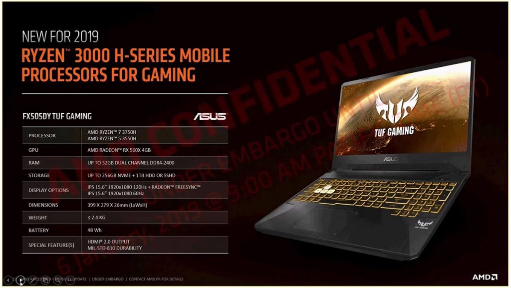 [CES2019] 2nd-Gen AMD Ryzen 3000 mobile processors are here — new 35W TDP variants introduced as well! - 21