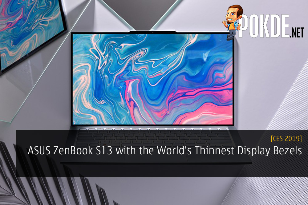 ASUS ZenBook S13 with the World's Thinnest Display Bezels