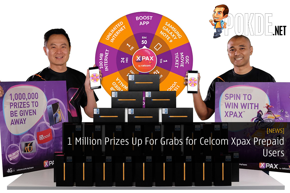 1 Million Prizes Up For Grabs for Celcom Xpax Prepaid Users