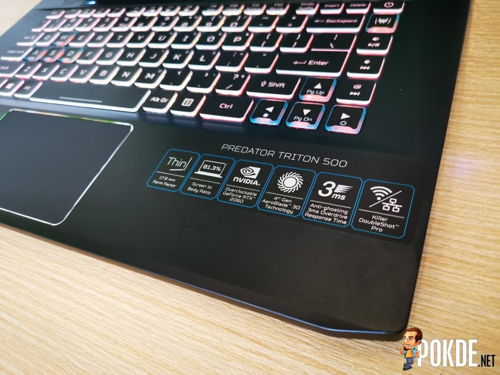 Acer Predator Triton 500 RTX Specifications for Malaysian Market