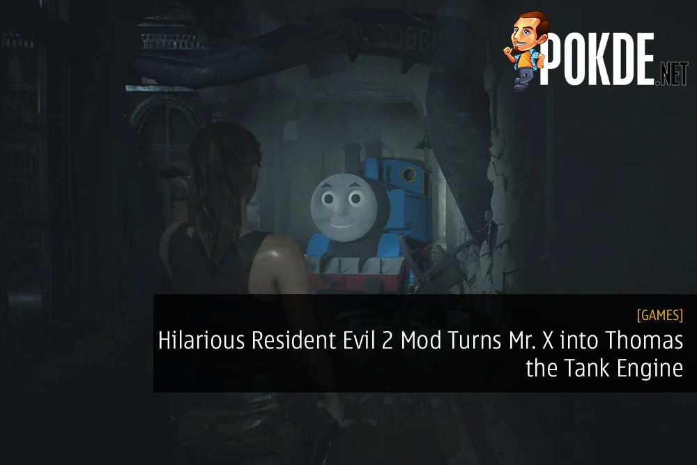 Hilarious Resident Evil 2 Mod Turns Mr. X into Thomas the Tank Engine