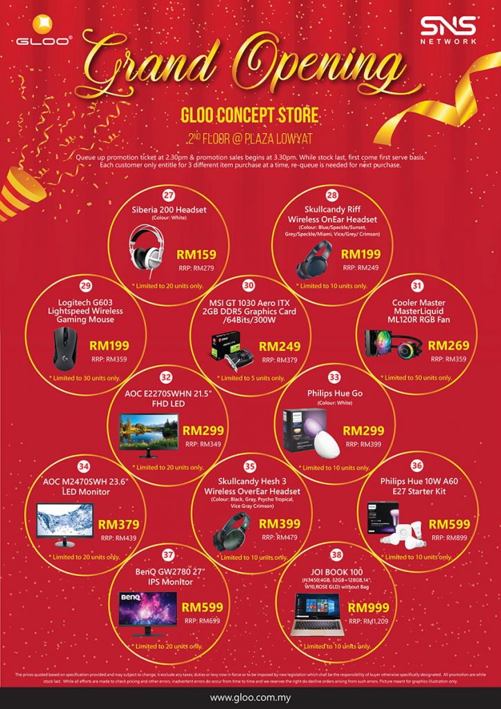 Get up to 95% off gadgets at the Grand Opening of GLOO Concept Store! - 21