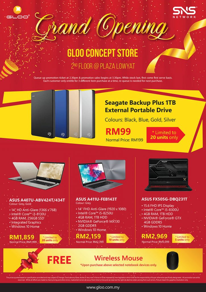 Get up to 95% off gadgets at the Grand Opening of GLOO Concept Store! - 17