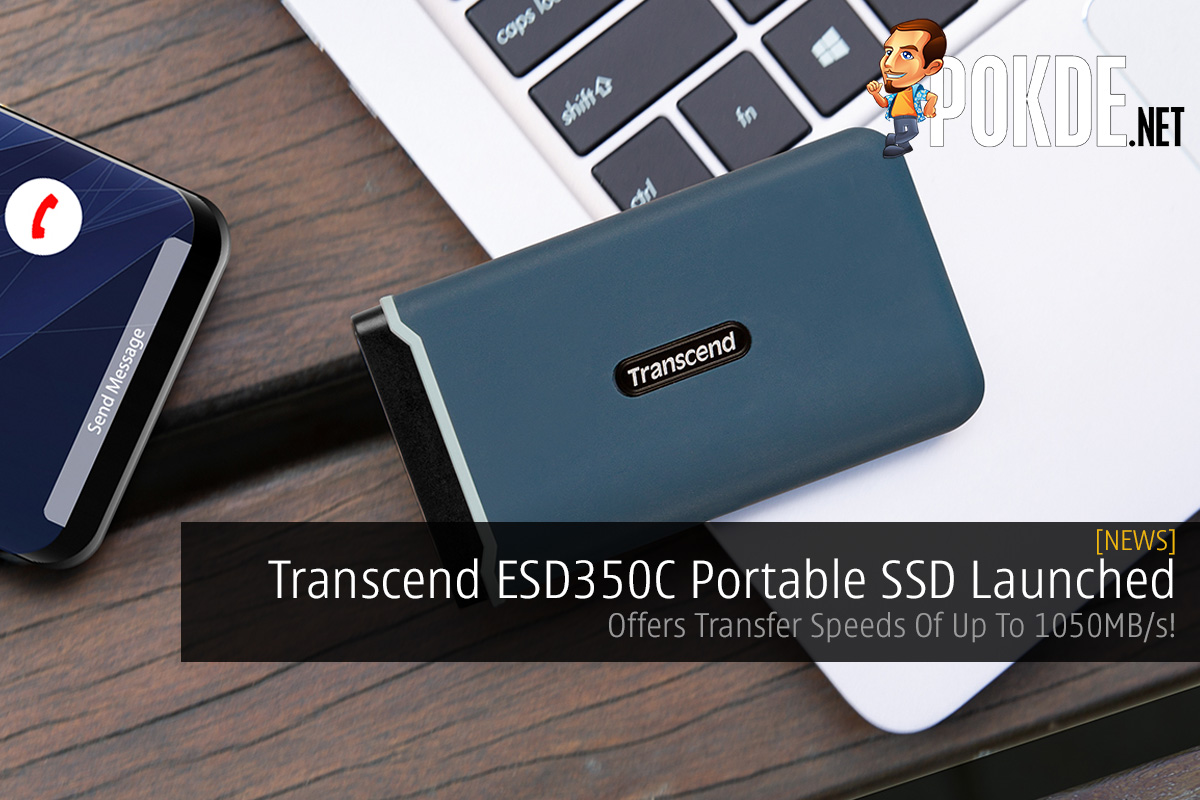 Transcend ESD350C Portable SSD Launched — Offers Transfer Speeds Of Up To 1050MB/s! - 24