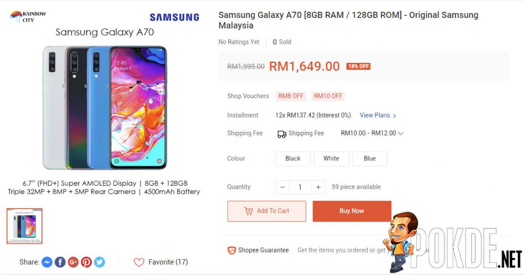 Samsung Galaxy A70 offered for RM350 less than SRP just days after arriving in Malaysia - 17