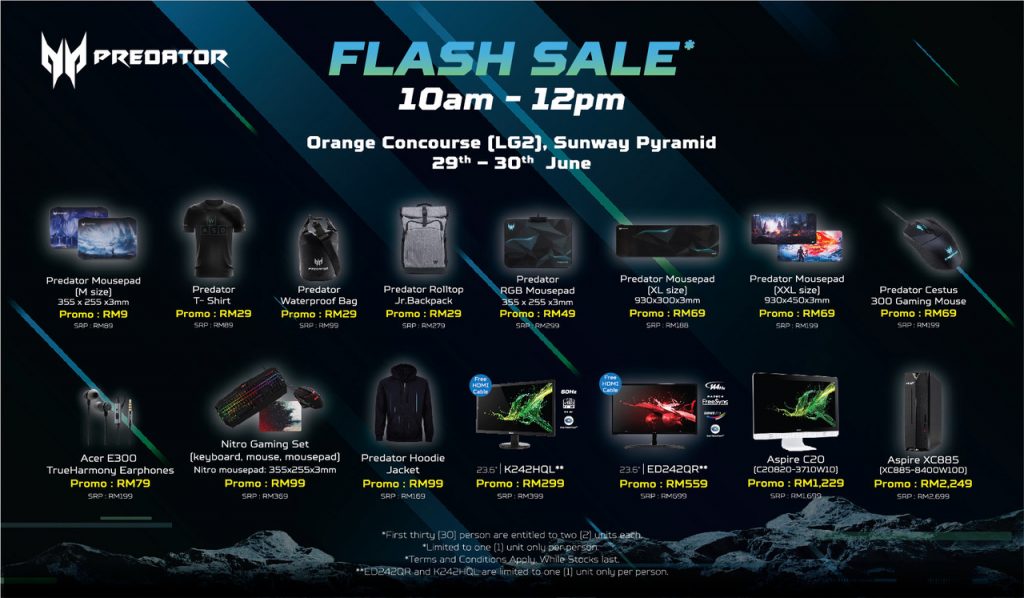 Acer Predator To Host Flash Sale With More Than 70% Discounts From 29 To 30 June - 17