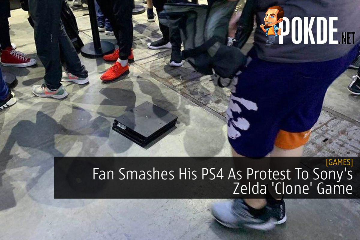 Fan Smashes His PS4 As Protest To Sony's Zelda 'Clone' Game - 80