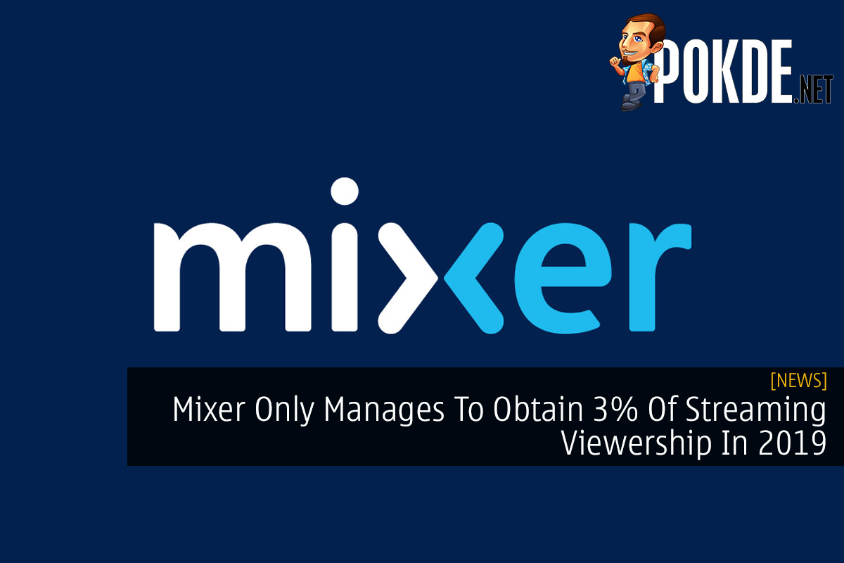 Mixer Only Manages To Obtain 3% Of Streaming Viewership In 2019 - 30