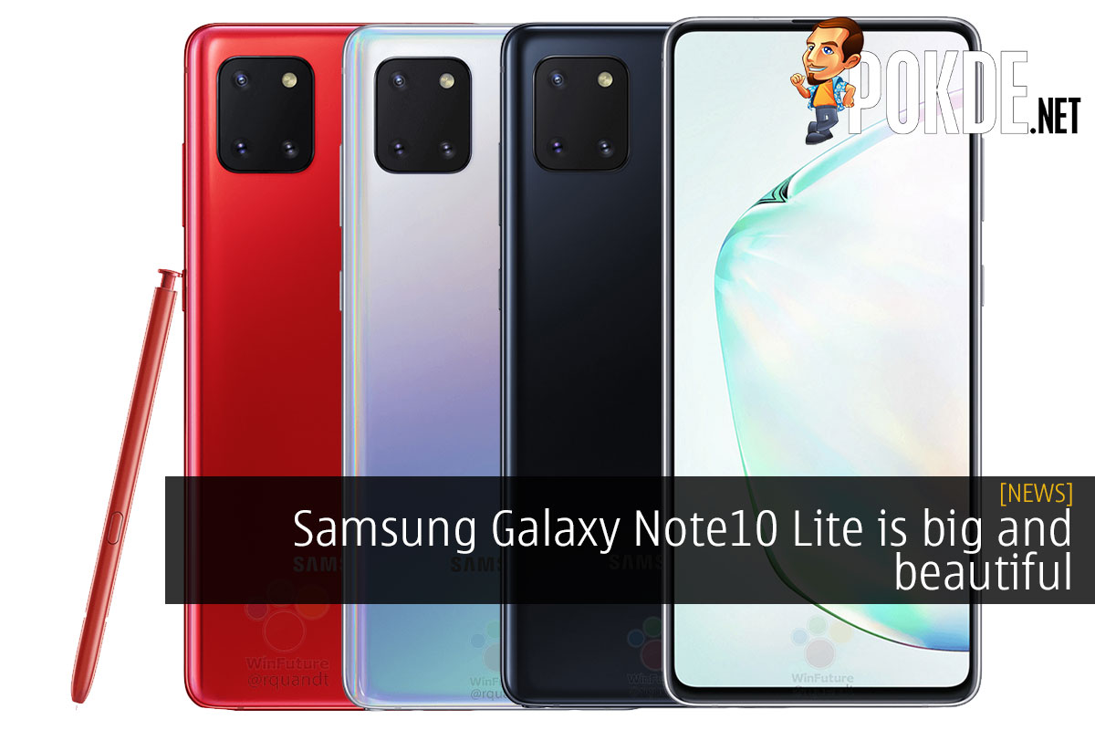 Samsung Galaxy Note10 Lite is big and beautiful - 21