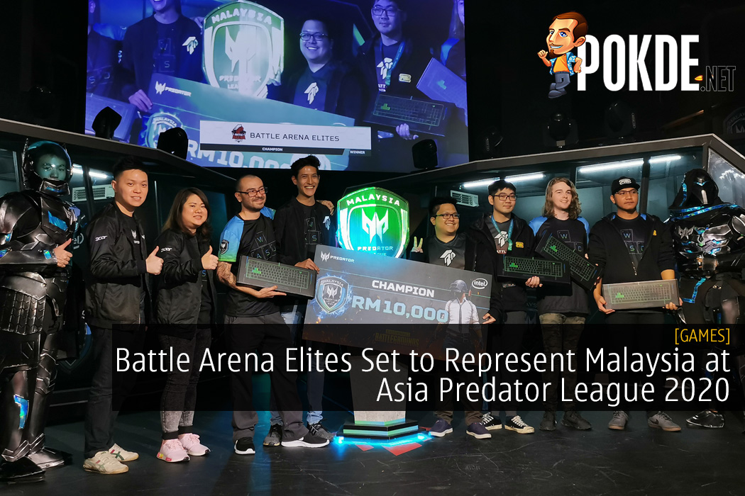 Battle Arena Elites Set to Represent Malaysia at Asia Predator League 2020 for PUBG