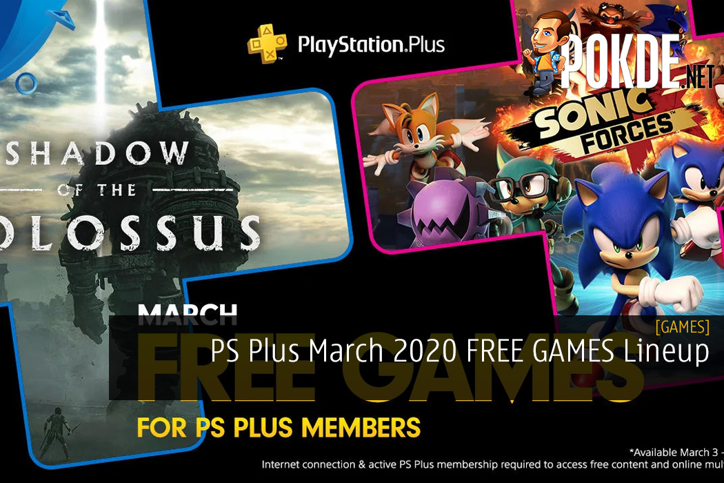 PS Plus March 2020 FREE GAMES Lineup for US & EU Regions