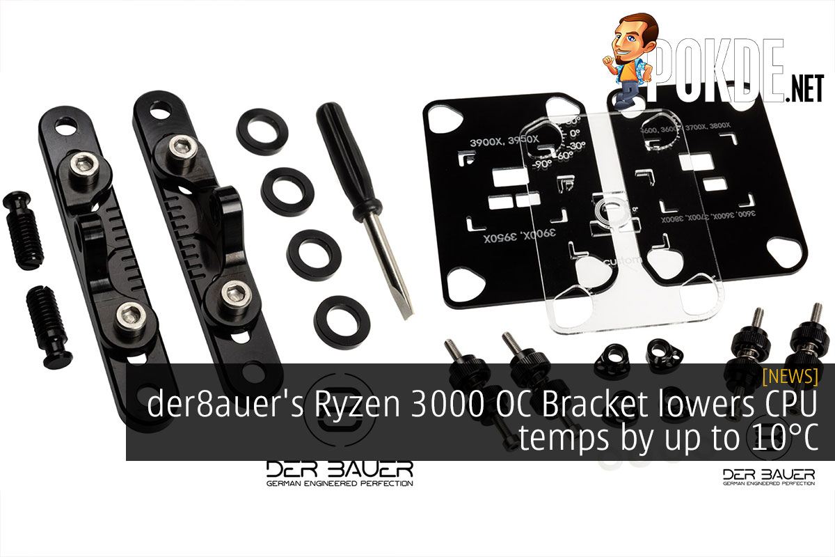 der8auer's Ryzen 3000 OC Bracket lowers CPU temps by up to 10°C - 75