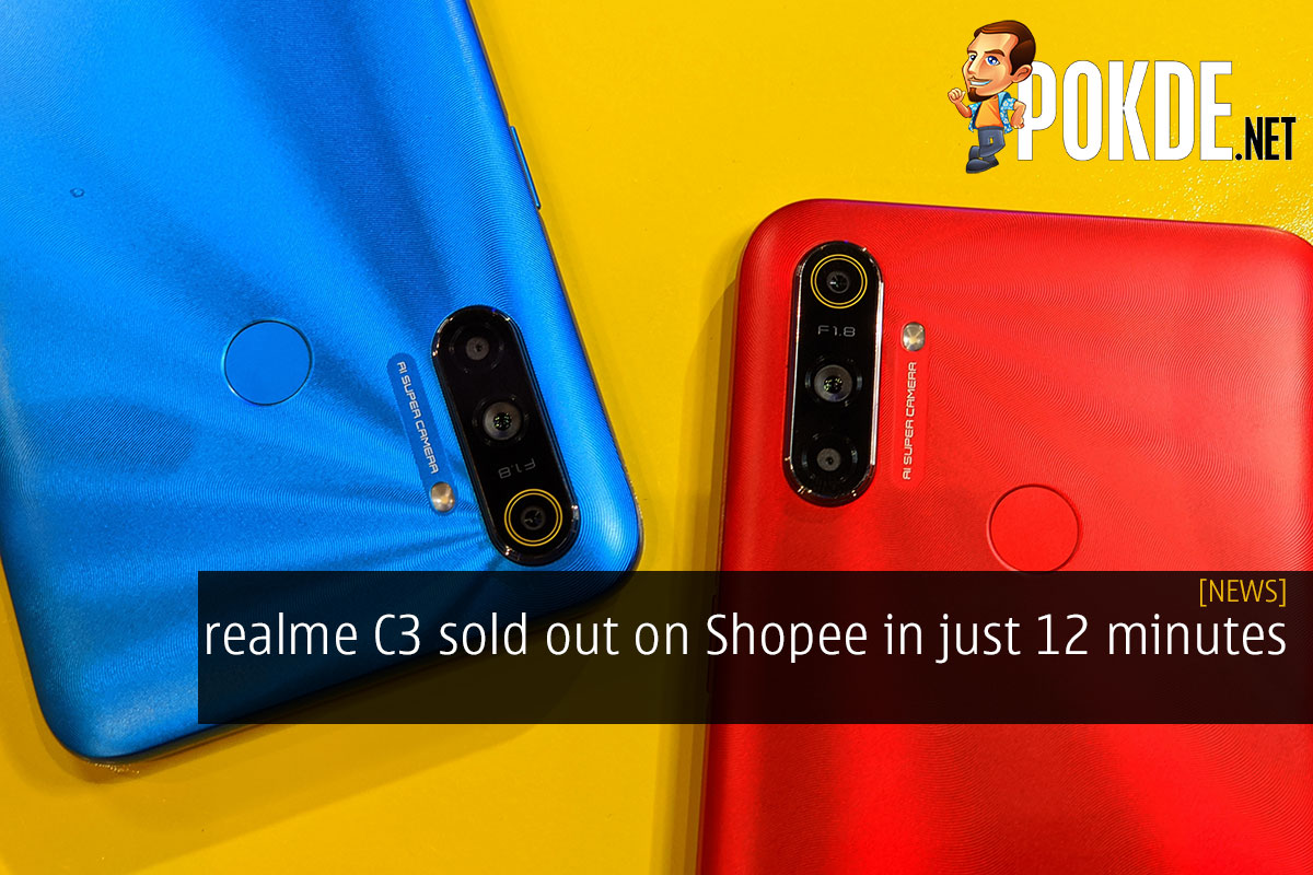 realme c3 screen