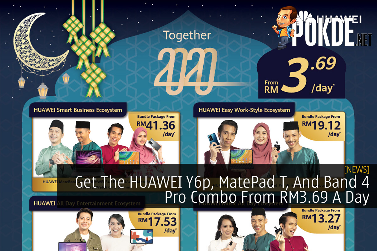 Get The HUAWEI Y6p, MatePad T, And Band 4 Pro Combo From RM3.69 A Day - 70