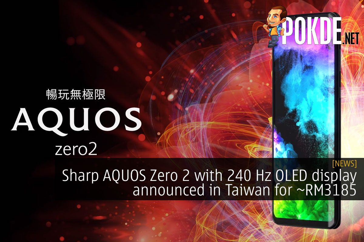 sharp aquos zero 2 240 hz display taiwan cover