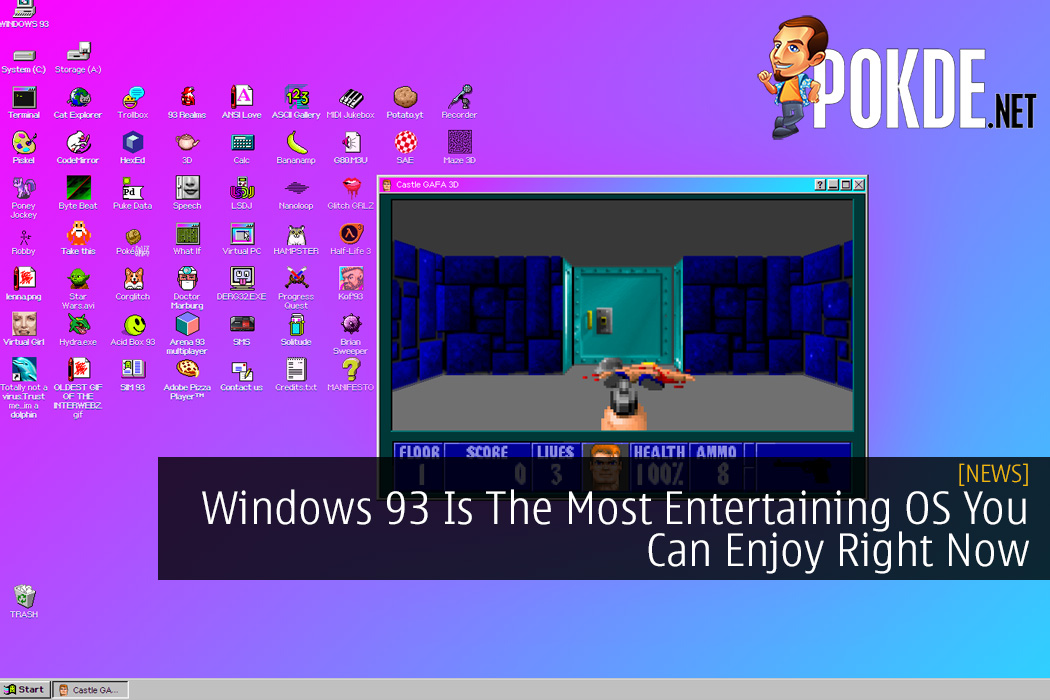 Windows 93 Is The Most Entertaining OS You Can Enjoy For Free Right Now