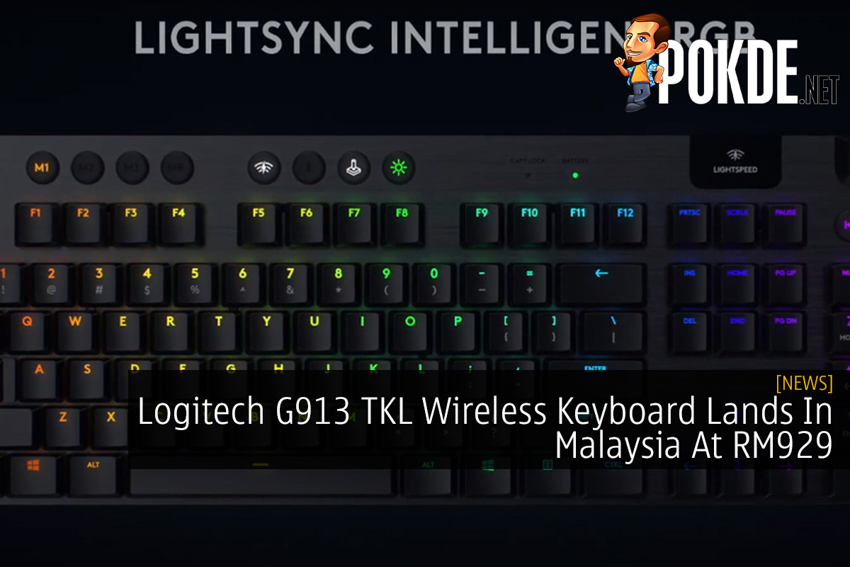 Logitech G913 TKL Wireless Keyboard Lands In Malaysia At RM929 - 30