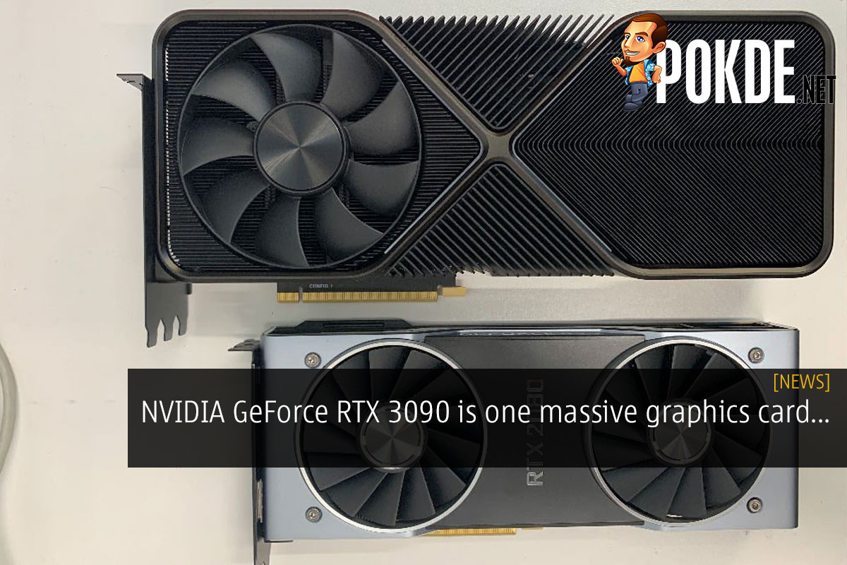 NVIDIA GeForce RTX 3090 massive graphics card cover