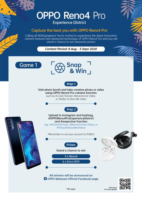 Here's How You Can Win OPPO Reno4, Enco W31 Plus The Chance To Meet Eric Chou - 17