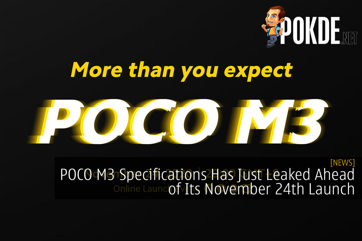 POCO M3 leak cover