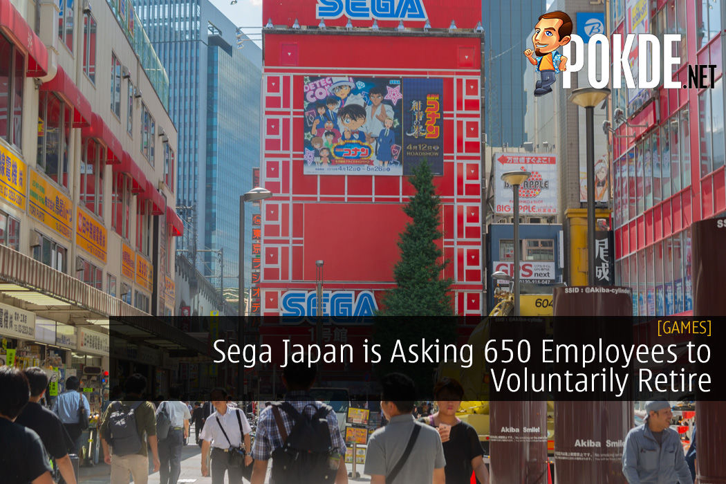 Sega Japan is Asking 650 Employees to Voluntarily Retire