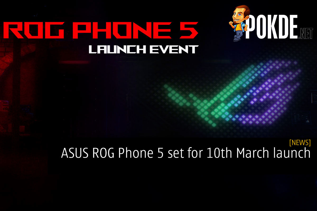 rog phone 5 10th march launch cover