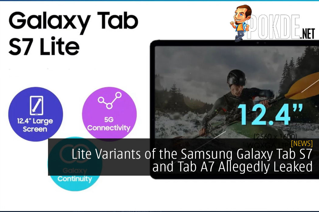 Lite Variants of the Samsung Galaxy Tab S7 and Tab A7 Allegedly Leaked