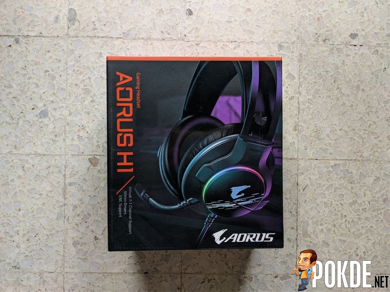 GIGABYTE AORUS H1 Gaming Headset Box Front