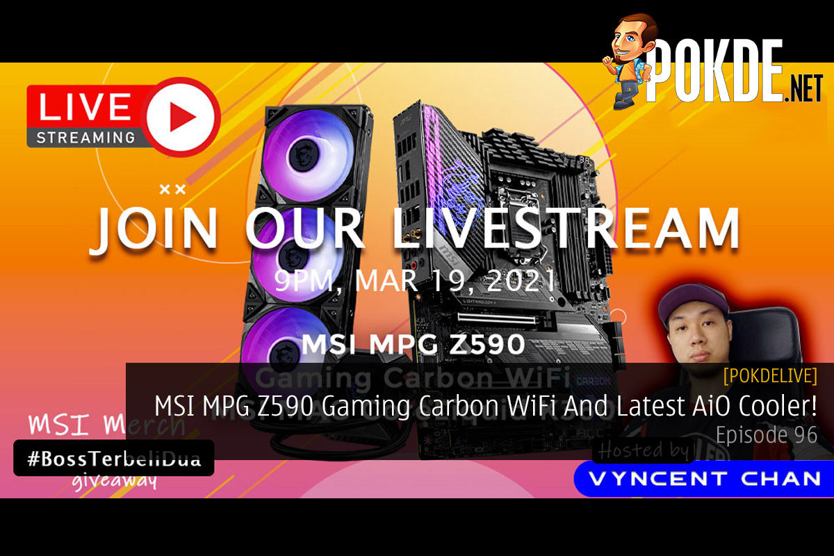 PokdeLIVE 96 — MSI MPG Z590 Gaming Carbon WiFi And Latest AiO Cooler! - 28