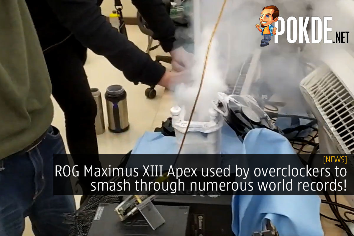 rog maximus xiii apex overclocker world record cover