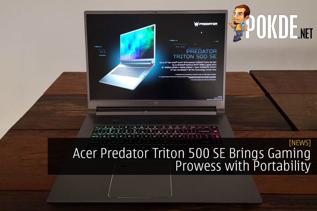 Acer Predator Triton 500 SE Brings Gaming Prowess with Portability