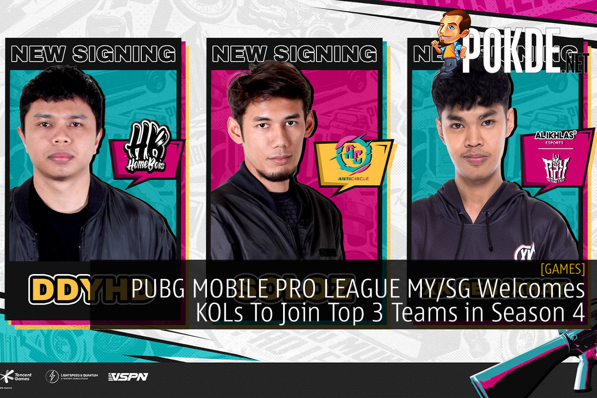 PUBG MOBILE PRO LEAGUE MYSG KOLs cover