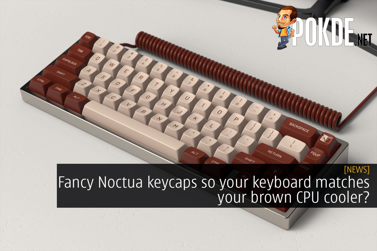 noctua keycaps brown cpu cooler