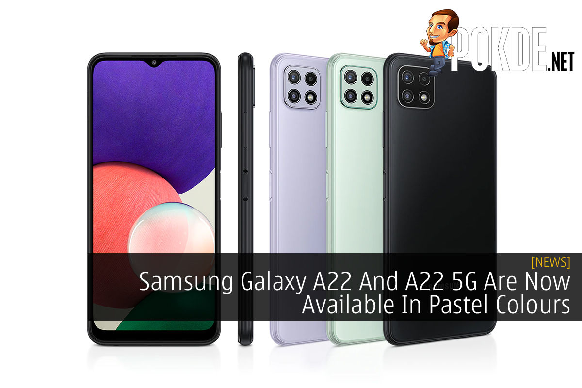 Samsung Galaxy A22 and A22 5G Pastel Colours cover