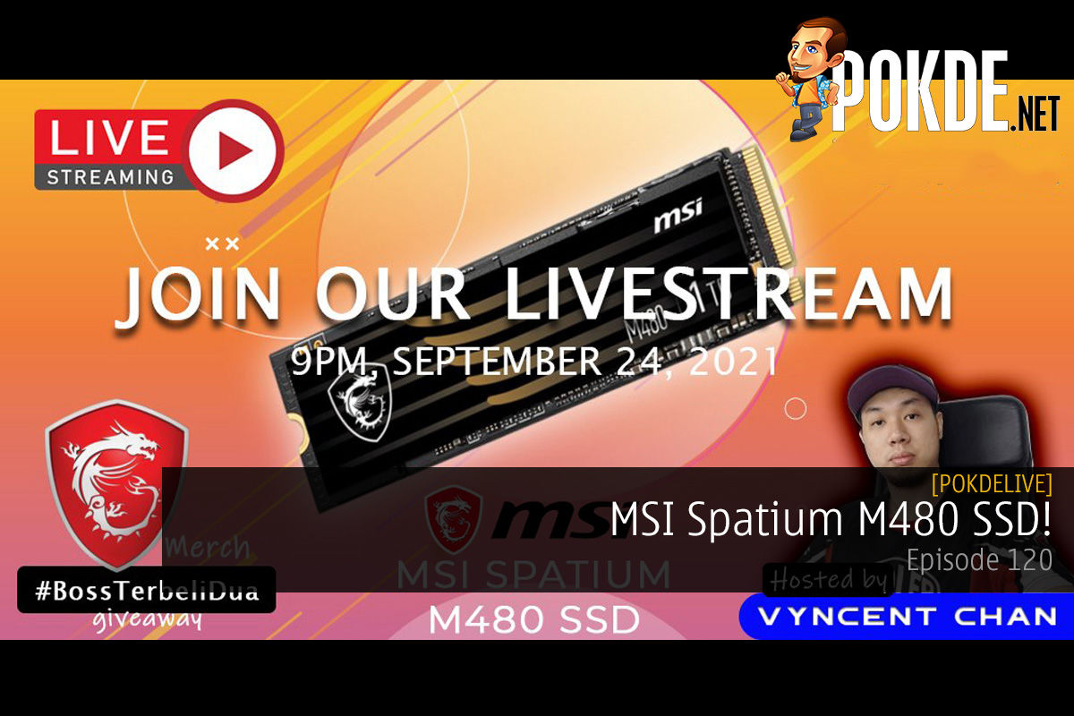 PokdeLIVE 120 — MSI Spatium M480 SSD! - 39