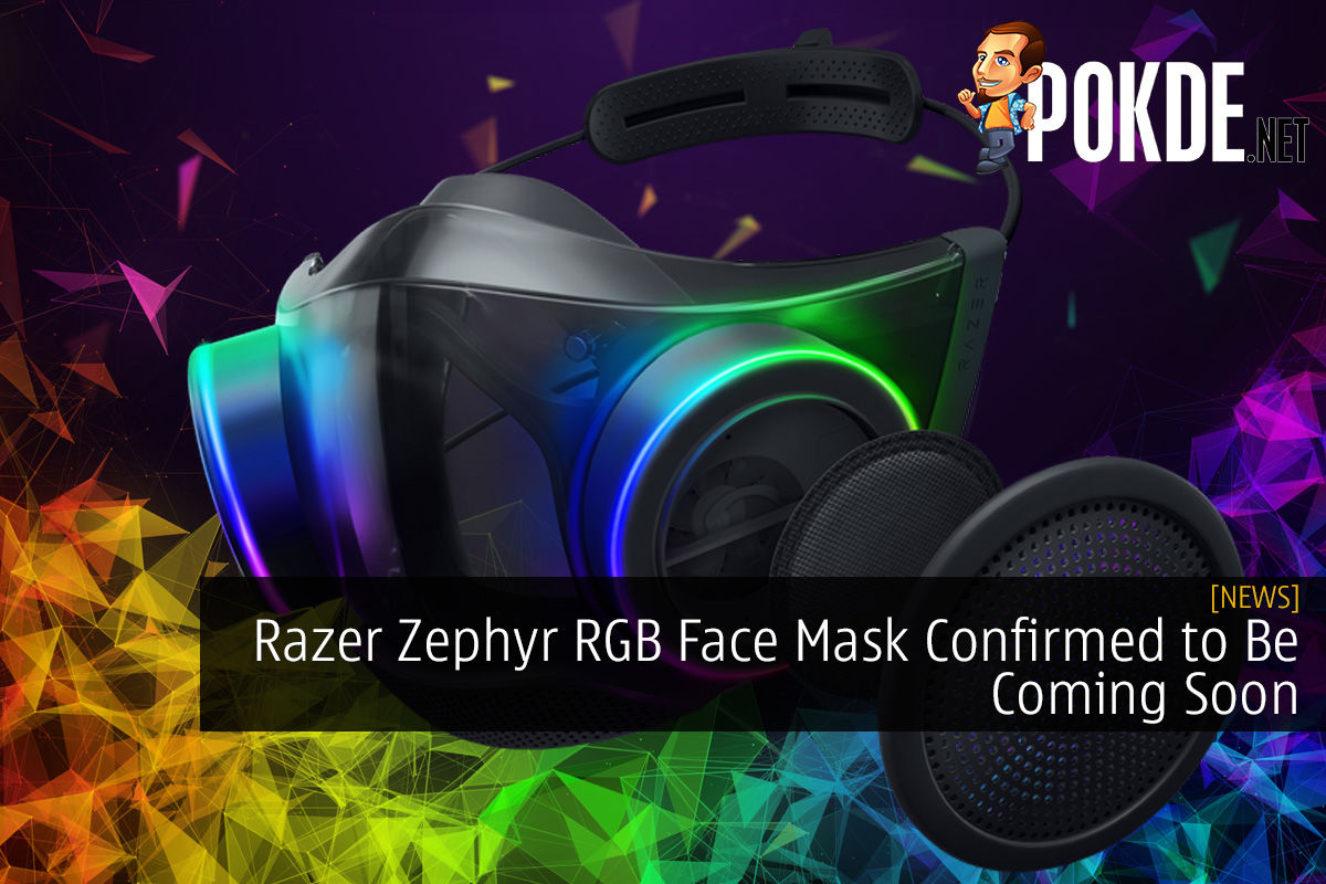 Razer Zephyr RGB Face Mask Confirmed to Be Coming Soon