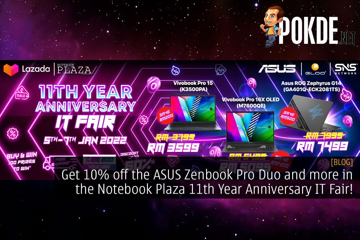 ASUS Notebook Plaza 11th Year Anniversary IT Fair cover