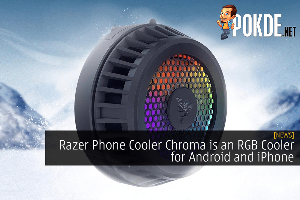 Razer Phone Cooler Chroma is an RGB Cooler for Android and iPhone