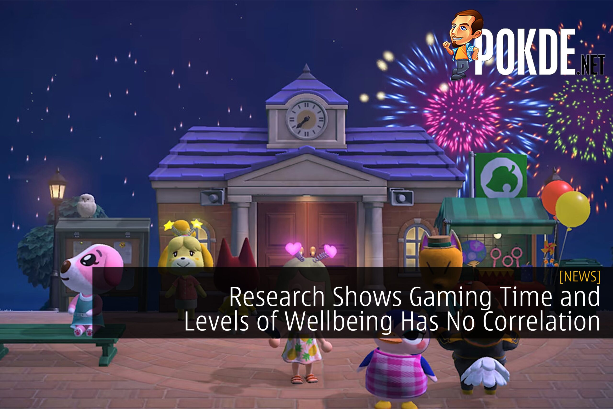 Research Shows Gaming Time and Levels of Wellbeing Has No Correlation