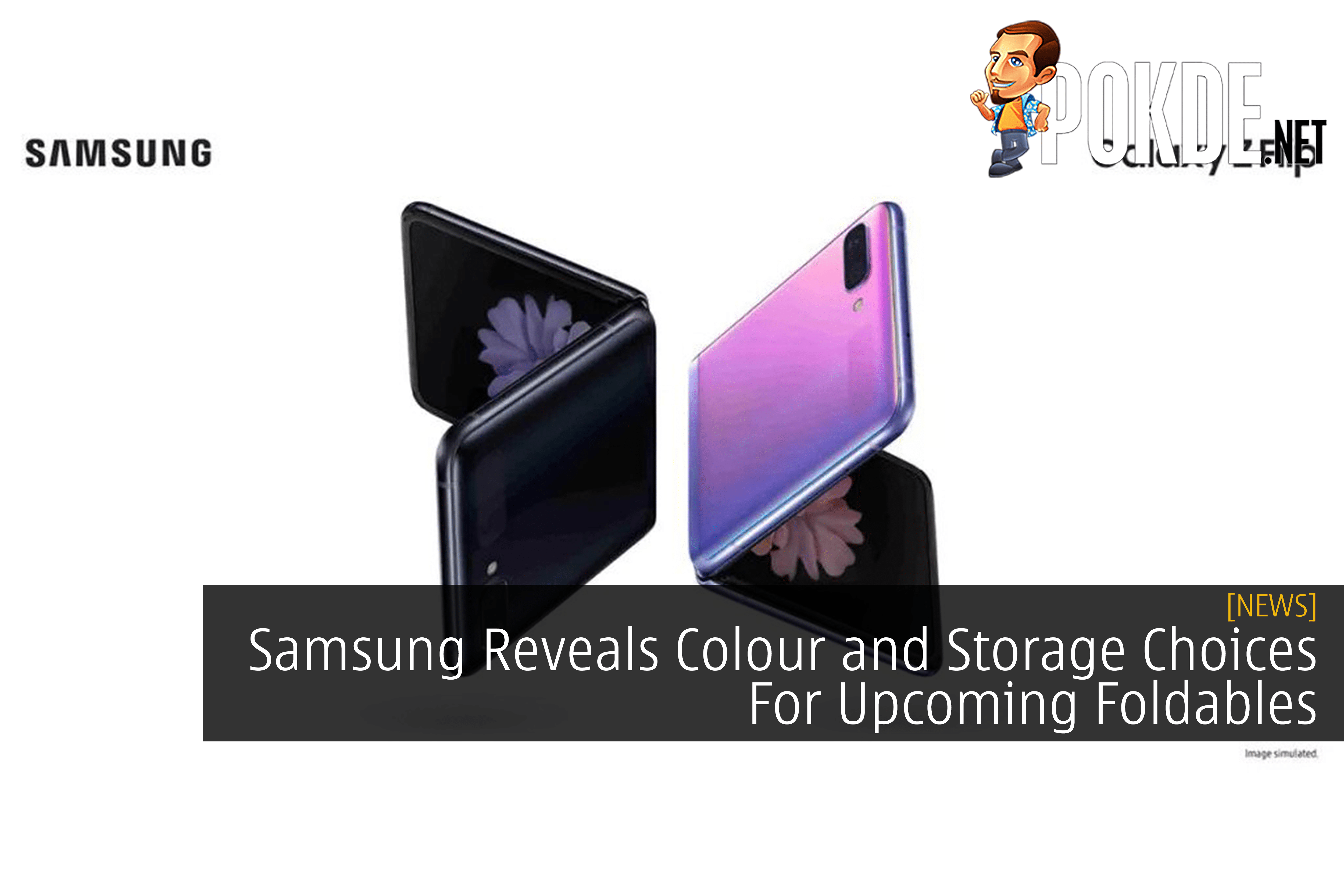 Samsung Reveals Colour and Storage Choices For Upcoming Foldables