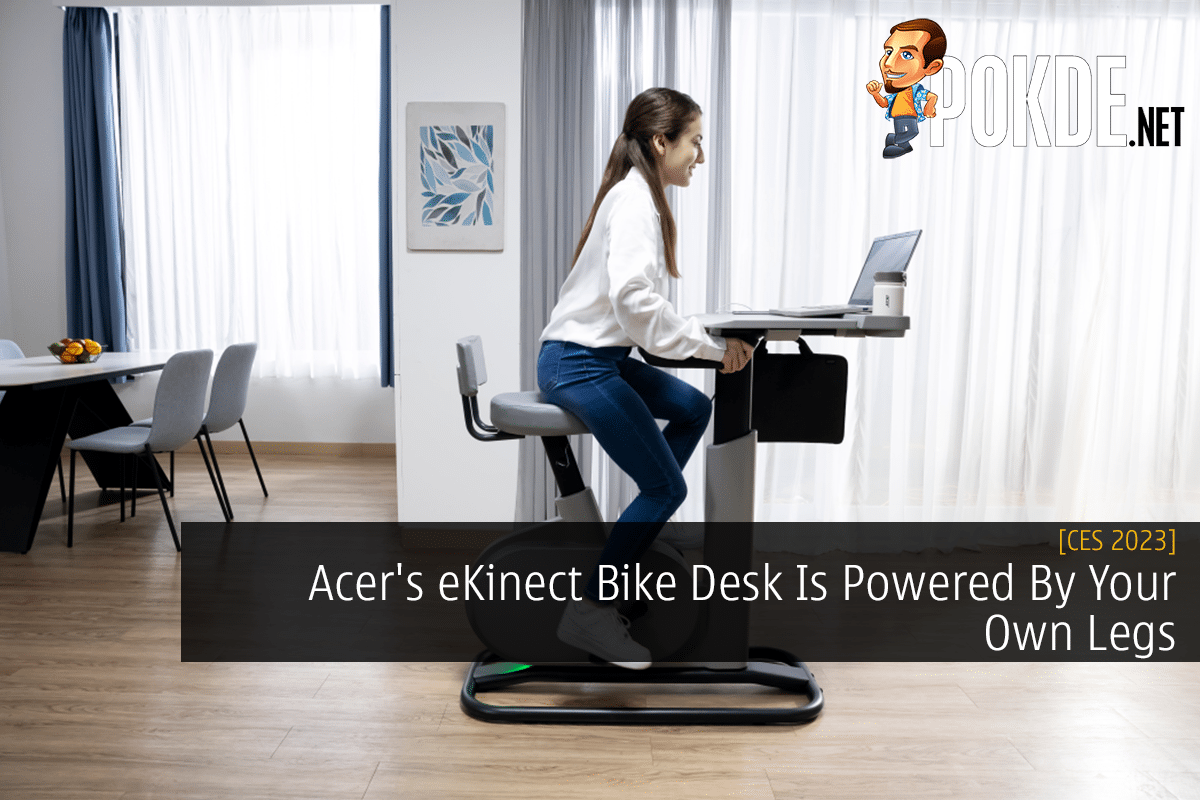 [CES 2023] Acer's eKinekt Bike Desk Is Powered By Your Own Legs - 85