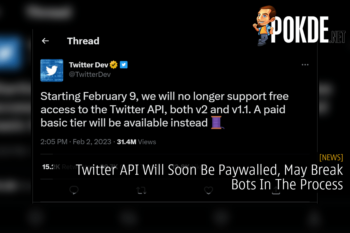 Twitter API Will Soon Be Paywalled, May Break Bots In The Process - 41