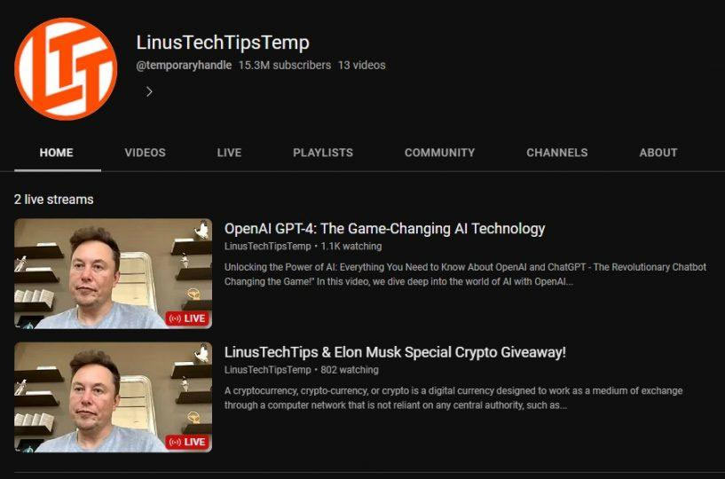 Explaining The Recent 'Hack' Of Linus Tech Tips YouTube Channel - 18 Linus Tech Tips YouTube Channel