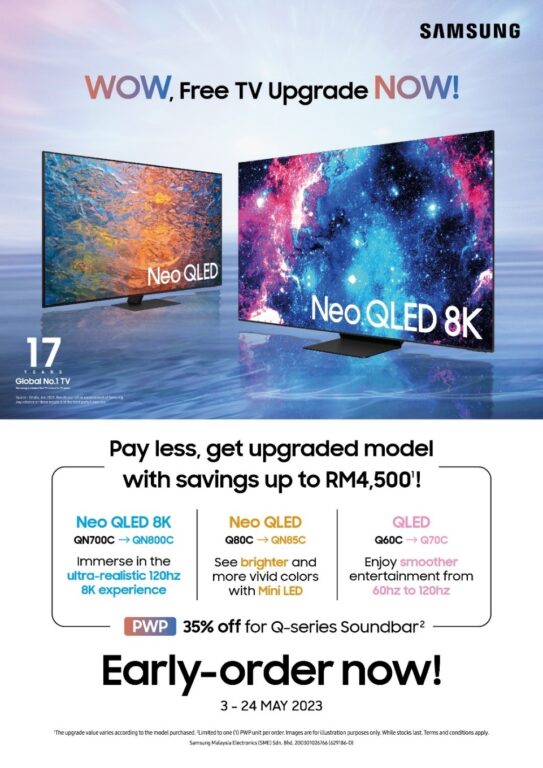 Samsung Malaysia Rewards Loyal Customers with Free TV Upgrades for Early Orders