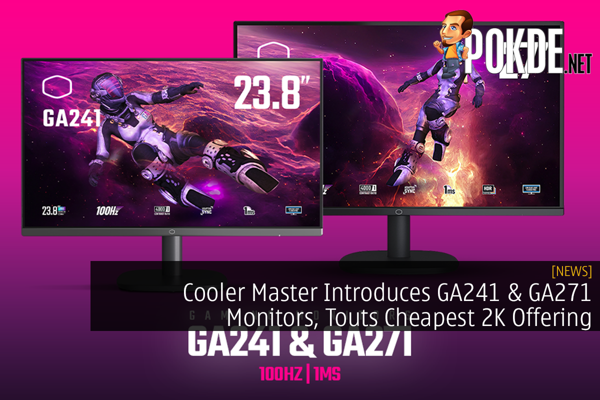 Cooler Master Introduces GA241 & GA271 Monitors, Touts Cheapest 2K Offering - 29