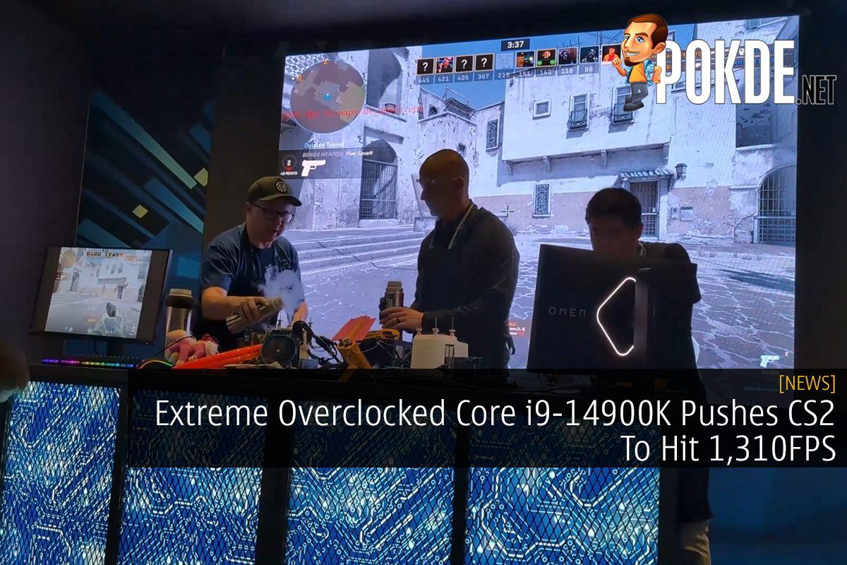 Extreme Overclocked Core i9-14900K Pushes CS2 To Hit 1,310FPS - 27